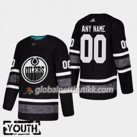 Edmonton Oilers Hockeydrakt Custom Svart 2019 NHL All-Star Adidas Authentic - Barn